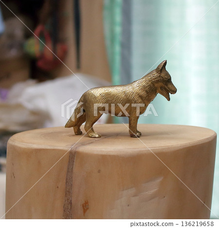 Dog Shepherd Figurine Metal Dog Shepherd Figurine Metal 136219658