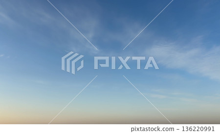 The blue sky with soft morning light shining through The blue sky with soft morning light shining through 136220991