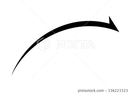 分支彎曲箭頭示意圖 | 簡單的黑色彎曲箭頭,代表方向、流動、成長和選擇。 分支彎曲箭頭示意圖 | 簡單的黑色彎曲箭頭,代表方向、流動、成長和選擇。 136221523