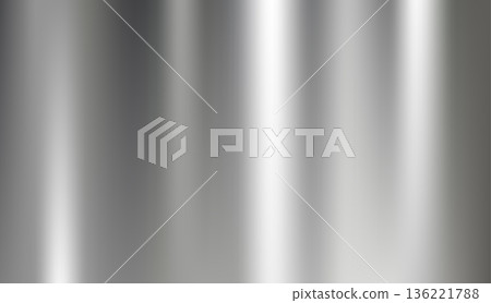 Brushed silver metallic texture background with vertical gradients Brushed silver metallic texture background with vertical gradients 136221788