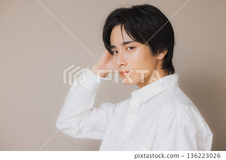 A man thinking A man thinking 136223026