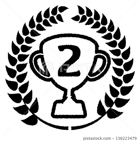Simple trophy illustration 2 136223479