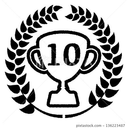 Simple trophy illustration 10 136223487