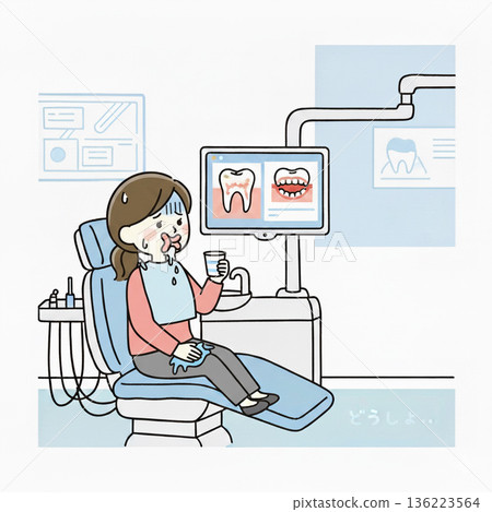 麻藥勁兒太大了，嘴巴感覺怪怪的。 220 136223564