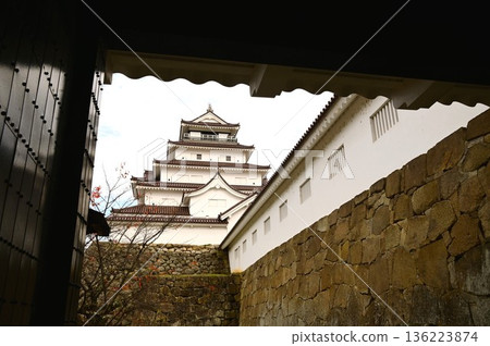 會津若松市敦賀城正門（鐵門） 136223874