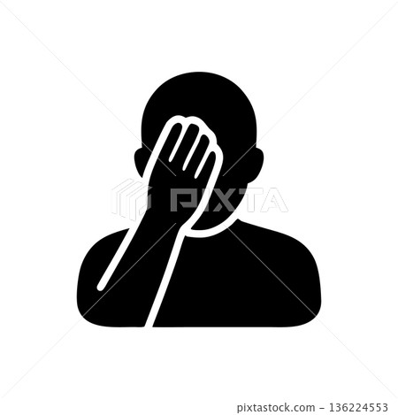 Regret and Shame Icon Regret and Shame Icon 136224553