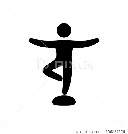 Inner Peace Balance Icon Inner Peace Balance Icon 136224556