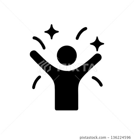 Pure Joy and Celebration Icon 136224596