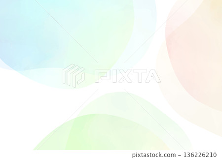 Light-toned watercolor design background 136226210