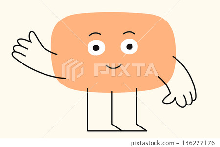 Cute blob element. 136227176
