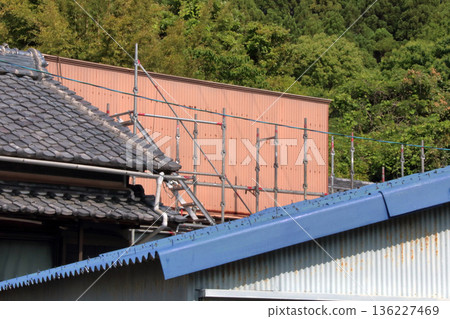 建築鷹架、外牆更換、金屬板材、鍍錫板工程 建築鷹架、外牆更換、金屬板材、鍍錫板工程 136227469