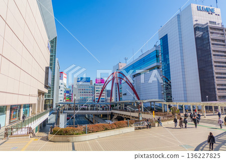東京城市景觀:立川站北口 東京城市景觀:立川站北口 136227825