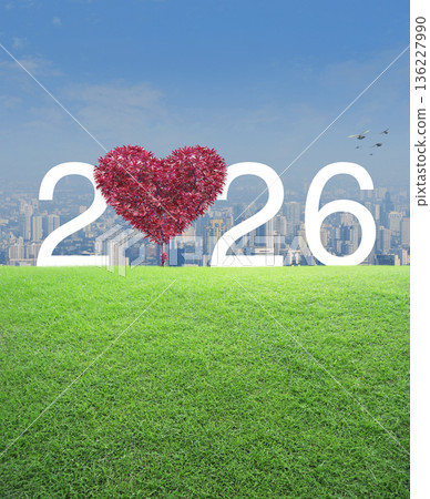 Happy New Year and Valentines day 2026 cover concept Happy New Year and Valentines day 2026 cover concept 136227990