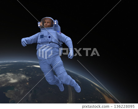 astronaut and earth 136228095