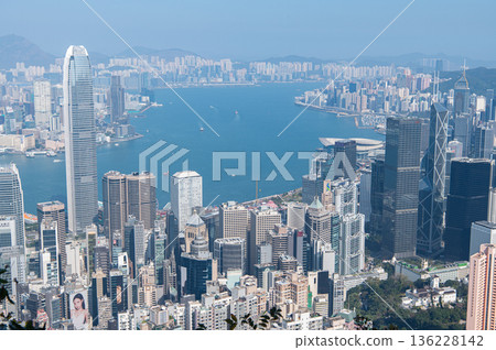 香港太平山頂的景色 136228142