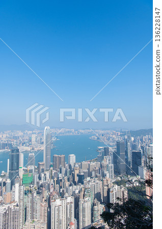 香港太平山頂的景色 136228147