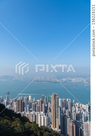香港太平山頂的景色 136228151