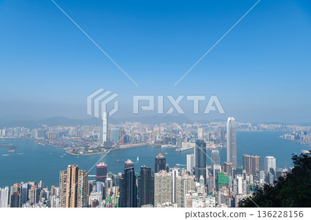 Views from Hong Kong Victoria Peak 136228156