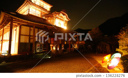 岐阜大佛堂 正法寺 彩燈 136228276