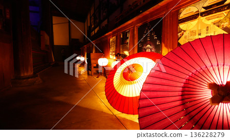 岐阜大佛堂 正法寺 彩燈 136228279