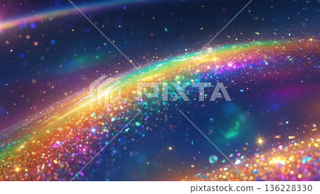 奢華星系彩虹圖案閃光派對背景紋理壁紙 奢華星系彩虹圖案閃光派對背景紋理壁紙 136228330
