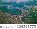 view from the sky of the river landscape 136228775