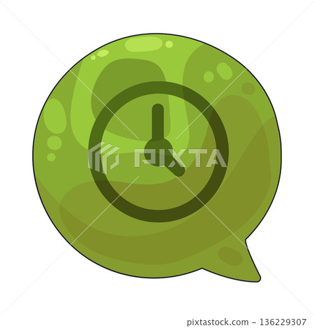 Illustration of bubble time 136229307