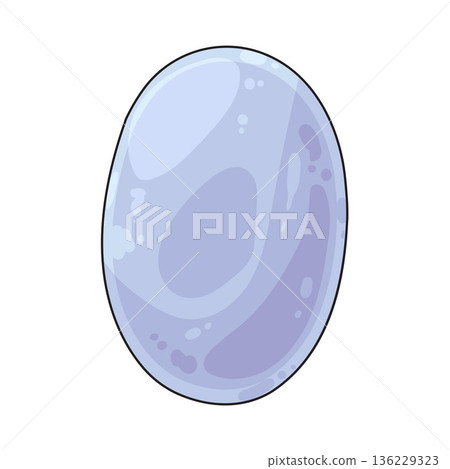 Illustration of bubble oval 136229323