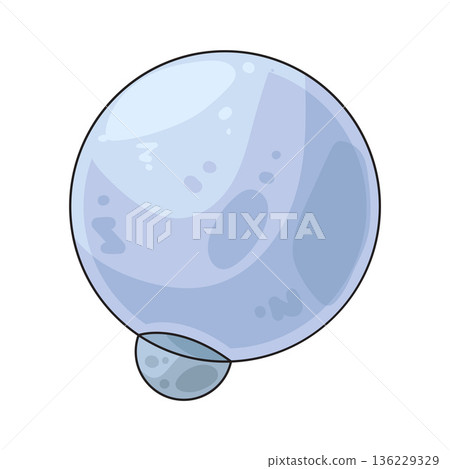 Illustration of soap bubble Illustration of soap bubble 136229329