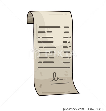 Illustration of receipt 136229346