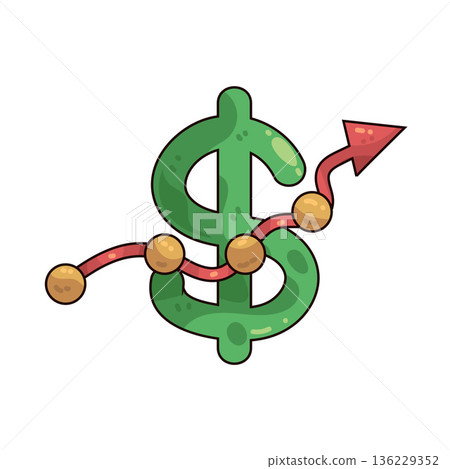 Illustration of forecast Illustration of forecast 136229352