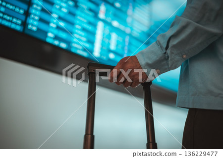 請查看機場的資訊牌。圖片由關西國際機場（KIX）提供。 136229477