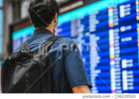 在機場查詢航班資訊 ■拍攝合作:關西國際機場(KIX) 在機場查詢航班資訊 ■拍攝合作:關西國際機場(KIX) 136229503