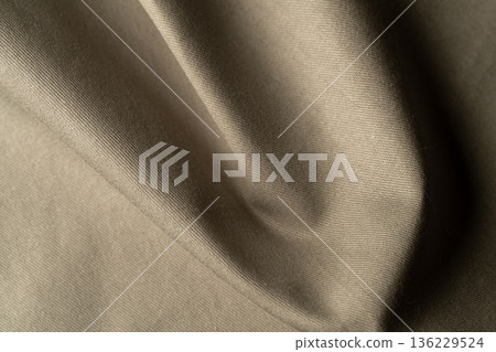 Calm gray fabric background material 136229524