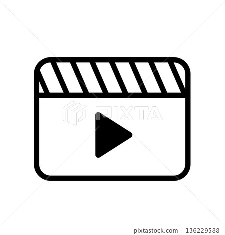 場記板圖示輪廓 136229588