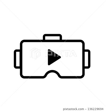 VR護目鏡圖標 136229694