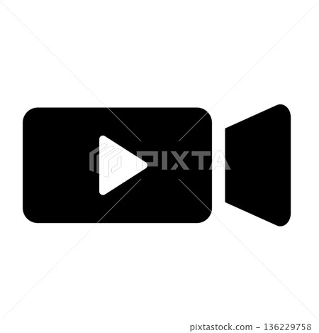 攝影機上塗有播放標記 136229758