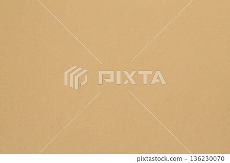 Beige Tan Paper Texture Background with Natural Grain Pattern Copy Space Design Template 136230070
