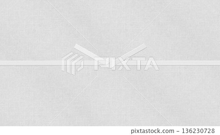 時尚現代的日本紙和用於神道儀式的“musubikiri”雙層白色水引繩 時尚現代的日本紙和用於神道儀式的“musubikiri”雙層白色水引繩 136230728