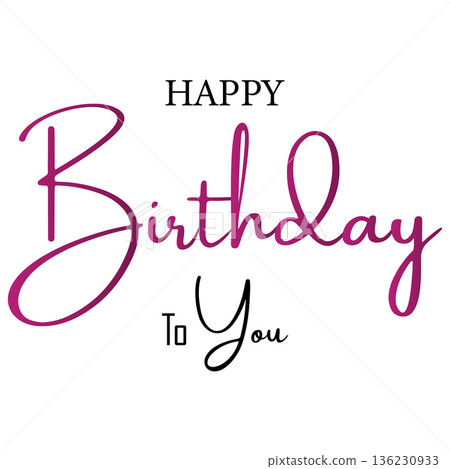 Happy Birthday greeting card design template for celebrations and events Happy Birthday greeting card design template for celebrations and events 136230933