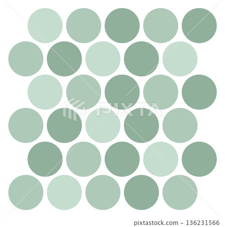Penny round wall or floor pattern. Ceramic tile surface Penny round wall or floor pattern. Ceramic tile surface 136231566