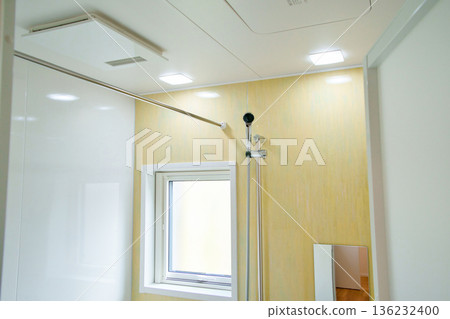 Residential image: Newly built house, bathroom space Residential image: Newly built house, bathroom space 136232400