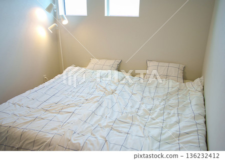 Residential image: Newly built home, bedroom 136232412