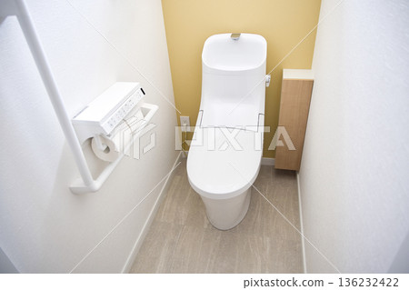 Housing image: Newly built house with hand wash tank toilet 136232422