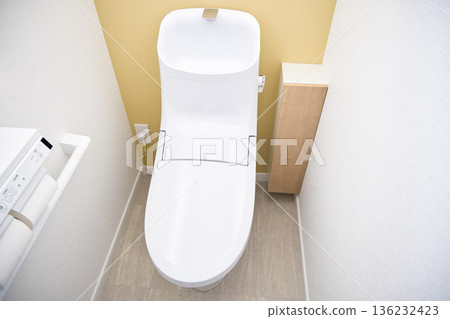 Housing image: Newly built house with hand wash tank toilet Housing image: Newly built house with hand wash tank toilet 136232423