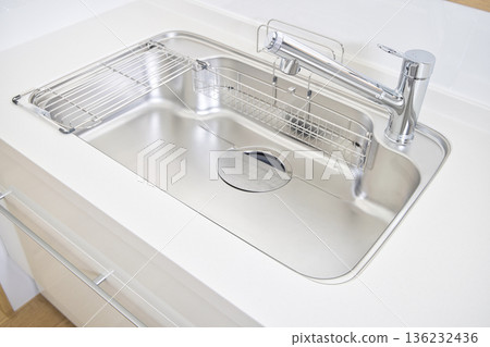 Home image: Newly built home kitchen sink Home image: Newly built home kitchen sink 136232436