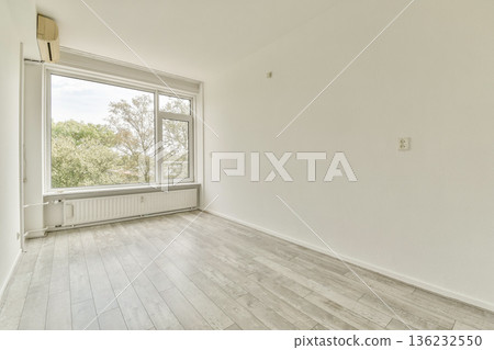 A spacious, uncluttered room featuring large windows that flood the space with natural light, showcasing a pale wooden floor and neutral walls. A spacious, uncluttered room featuring large windows that flood the space with natural light, showcasing a pale wooden floor and neutral walls. 136232550