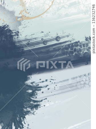 Abstract Blue Beige Brush Stroke Background vector Abstract Blue Beige Brush Stroke Background vector 136232746