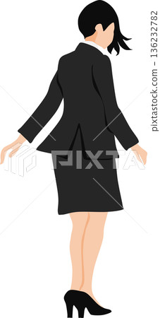 女商人的例證 136232782