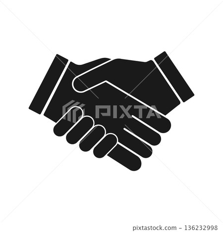 Handshake vector icon ,business concept Handshake vector icon ,business concept 136232998